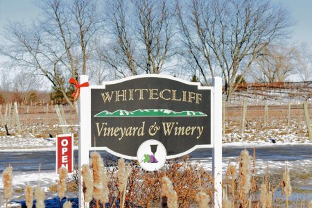 Whitecliff Winery Sign
